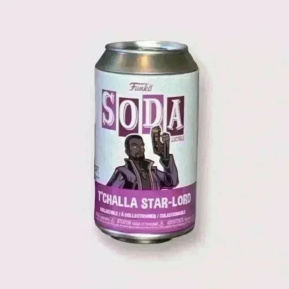 Funko Vinyl Soda Marvel What If T'Challa Star-Lord Figure